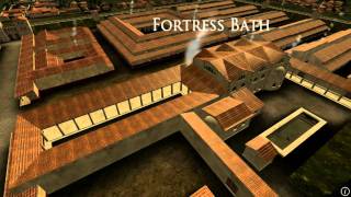 Animation of ancient Roman Fort in Caerleon Wales [upl. by Enohsal]