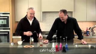 How to make a frappé coffee using an aerolatte milk frother [upl. by Amye]