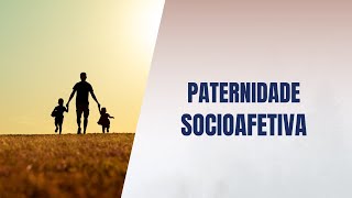 Paternidade socioafetiva [upl. by Leuqram899]