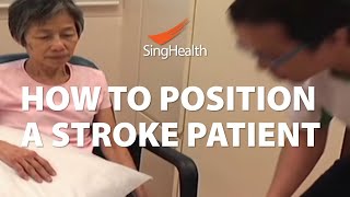 How To Position A Stroke Patient [upl. by Hamner]