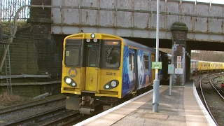 Half an Hour at 216  Birkenhead North Station 1022017  Class 507 508 terminus [upl. by Kcirevam]