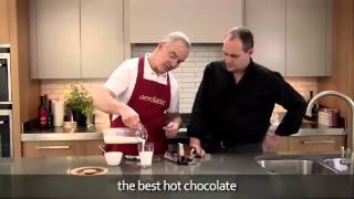 How to make a hot chocolate using an aerolatte milk frother [upl. by Hannaoj]