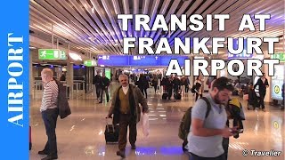 TRANSIT WALK AT FRANKFURT Airport FRA Terminal 1  Connection Flight Transfer Arriving amp Departing [upl. by Simaj617]